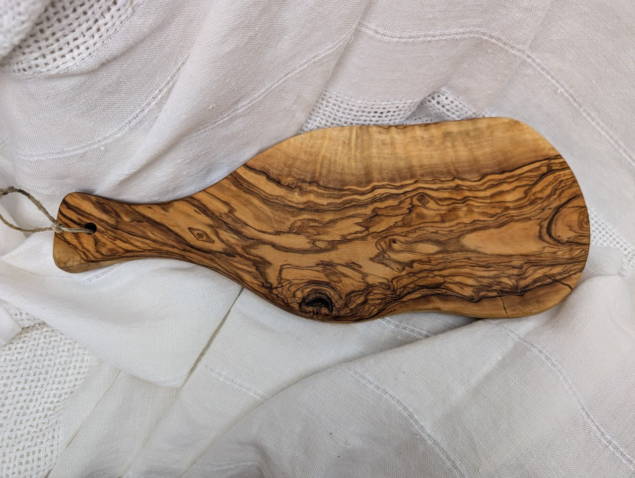 Lichtenberg Burned Olive Wood Paddle Board (L)